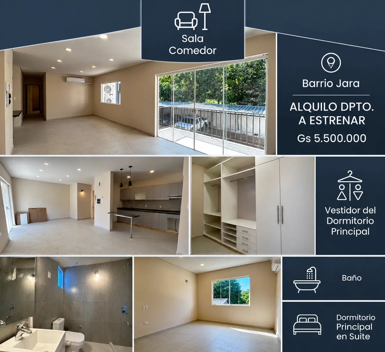 Departamento en alquiler en BARRIO JARA