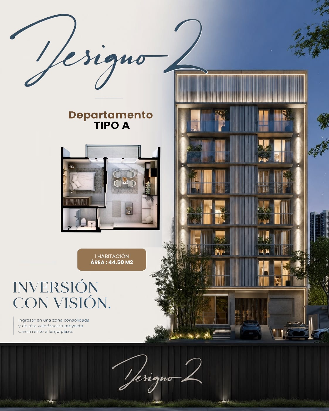 Departamentos en VENTA en DESIGNO 2 ASUNCION
