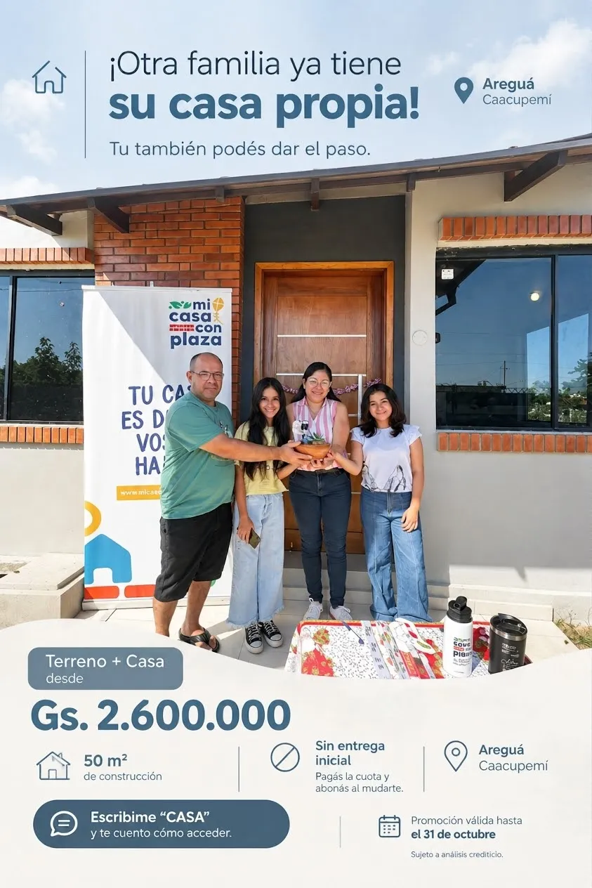 Casa en venta en caacupemi