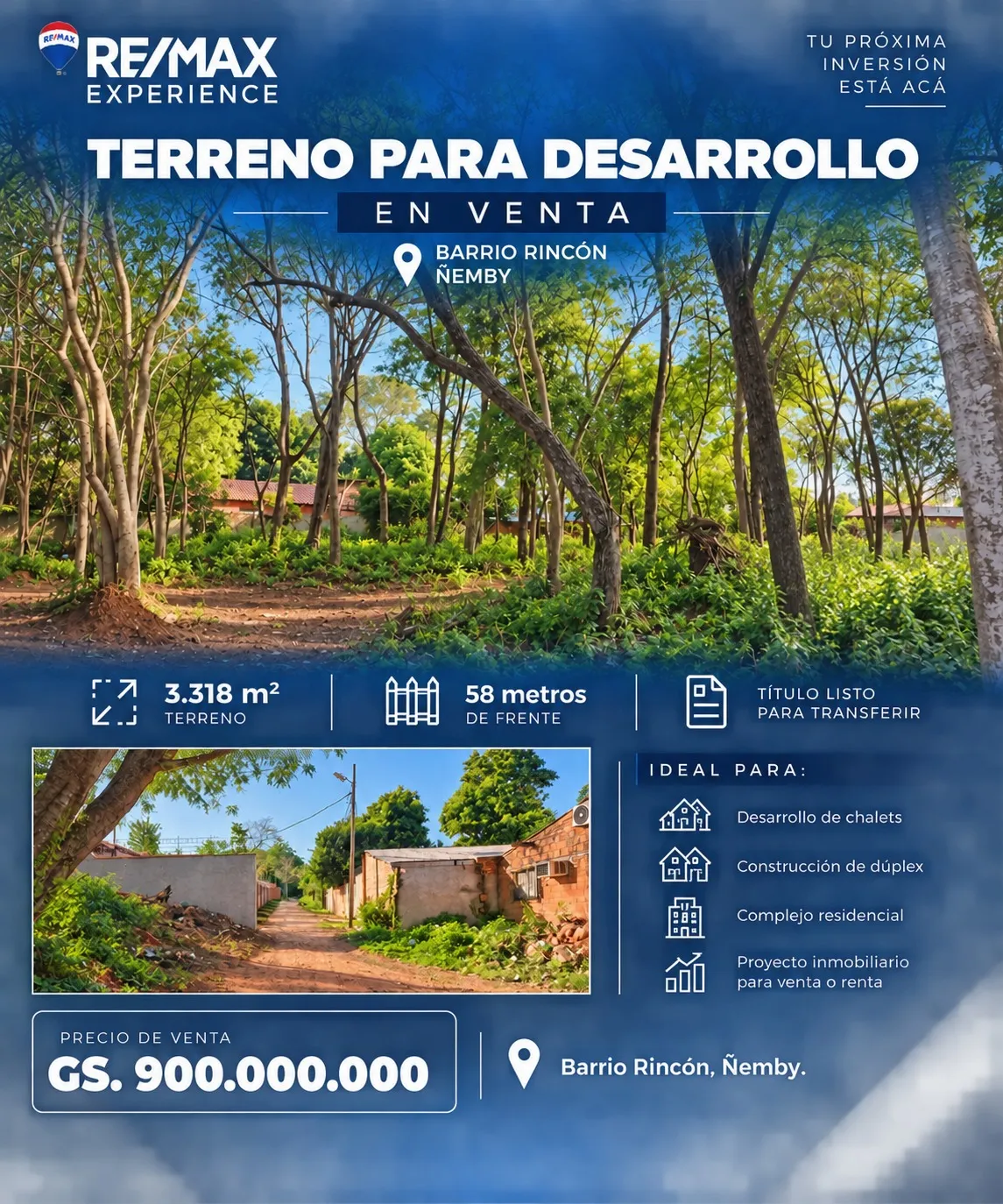 Terreno en venta en Rincón